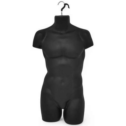 Black male plastic body - male,