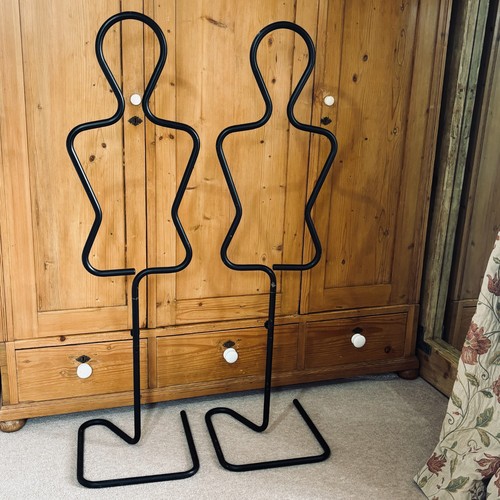 Black tubular mannequin - mannequin, x2