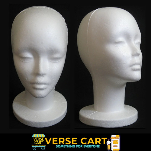 Female foam mannequin - foam, head